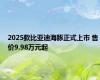 2025款比亚迪海豚正式上市 售价9.98万元起