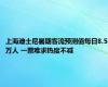 上海迪士尼暑期客流预测值每日8.5万人 一票难求热度不减