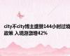 city不city博主盛赞144小时过境政策 入境游激增42%