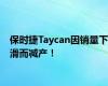 保时捷Taycan因销量下滑而减产！