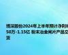 博深股份2024年上半年预计净利8850万-1.15亿 粉末冶金闸片产品交货