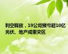 利空释放，19公司预亏超10亿 光伏、地产成重灾区
