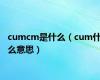 cumcm是什么（cum什么意思）