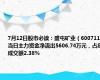 7月12日股市必读：盛屯矿业（600711）当日主力资金净流出5606.74万元，占总成交额2.38%