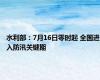 水利部：7月16日零时起 全国进入防汛关键期