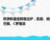 欧洲杯最佳阵容出炉，凯恩、姆巴佩、C罗落选