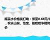 瓶装水价格战打响：低至0.66元/瓶，农夫山泉、怡宝、娃哈哈争相降价