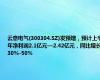 云意电气(300304.SZ)发预增，预计上半年净利润2.1亿元—2.42亿元，同比增长30%-50%