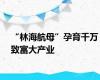 “林海航母”孕育千万致富大产业