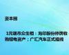 资本圈 | 1元退市众生相：海印股份停牌收购锂电资产；广汇汽车正式撞线