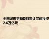 全国城市更新项目累计完成投资2.6万亿元