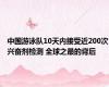 中国游泳队10天内接受近200次兴奋剂检测 全球之最的背后