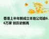 香港上半年新成立本地公司逾6.6万家 创历史新高