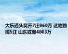 大乐透头奖开7注960万 这地独揽5注 山东或爆4803万