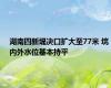 湖南四新堤决口扩大至77米 垸内外水位基本持平