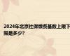 2024年北京社保缴费基数上限下限是多少?