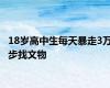 18岁高中生每天暴走3万步找文物