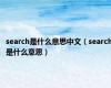 search是什么意思中文（search是什么意思）