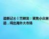 追新记⑥丨竺颖龙：聚焦小众赛道，闯出海外大市场