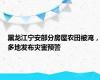 黑龙江宁安部分房屋农田被淹，多地发布灾害预警