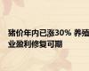 猪价年内已涨30% 养殖业盈利修复可期