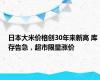 日本大米价格创30年来新高 库存告急，超市限量涨价