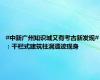 #中新广州知识城又有考古新发现#：干栏式建筑柱洞遗迹现身