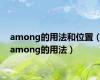 among的用法和位置（among的用法）