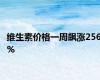 维生素价格一周飙涨256%