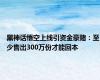 黑神话悟空上线引资金豪赌：至少售出300万份才能回本