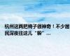 杭州这两把椅子很神奇！不少居民深夜往这儿“躲”…