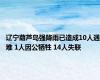 辽宁葫芦岛强降雨已造成10人遇难 1人因公牺牲 14人失联