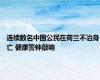 连续数名中国公民在荷兰不治身亡 健康警钟敲响