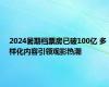 2024暑期档票房已破100亿 多样化内容引领观影热潮