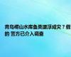 青岛崂山水库鱼类漂浮成灾？假的 警方已介入调查