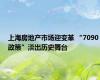 上海房地产市场迎变革 “7090政策”淡出历史舞台