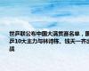 世乒联公布中国大满贯赛名单，国乒10大主力与林诗栋、钱天一齐出战