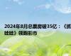 2024年8月总票房破35亿：《抓娃娃》领跑影市