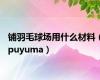 铺羽毛球场用什么材料（puyuma）