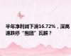 半年净利润下滑16.72%，深高速跌停“抱团”瓦解？