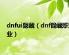 dnfui隐藏（dnf隐藏职业）