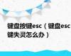 键盘按键esc（键盘esc键失灵怎么办）