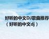 好听的中文DJ歌曲推荐（好听的中文dj）