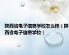 陕西省电子信息学校怎么样（陕西省电子信息学校）