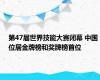 第47届世界技能大赛闭幕 中国位居金牌榜和奖牌榜首位