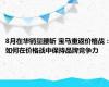 8月在华销量腰斩 宝马重返价格战：如何在价格战中保持品牌竞争力