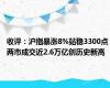 收评：沪指暴涨8%站稳3300点 两市成交近2.6万亿创历史新高