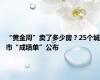 “黄金周”卖了多少房？25个城市“成绩单”公布