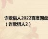 诈欺猎人2022百度网盘（诈欺猎人2）