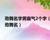 劲舞名字男霸气2个字（劲舞名）